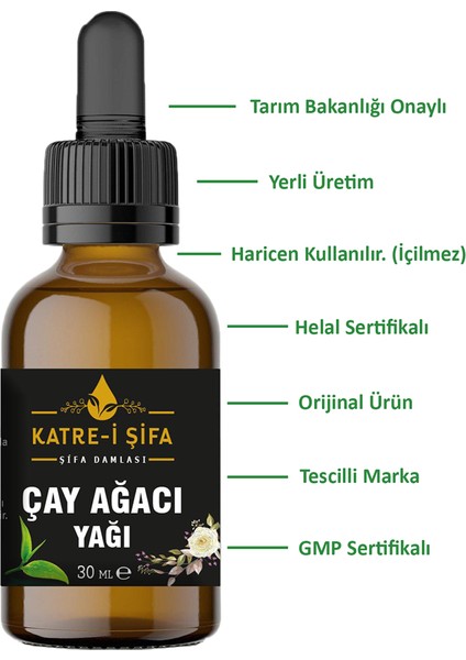 Katre-i Şifa Çay Ağacı Yağı - 30 ml