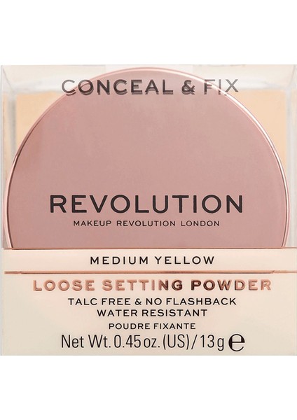 Kapatıcı Pudra Medium Yellow - Conceal And Fix Setting Pudra fırsatları