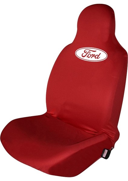 Özdemir Tekstil Ford Fiesta Trend Oto Koltuk Servis Kılıfı Penye Ön Arka Takım Kırmızı
