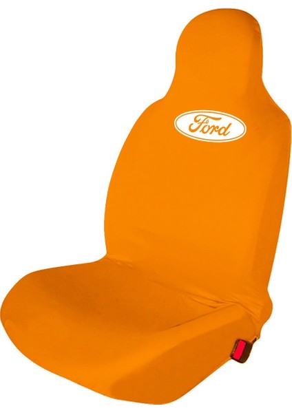 Özdemir Tekstil Ford Fiesta Trend Oto Koltuk Servis Kılıfı Penye Ön Arka Takım Turuncu