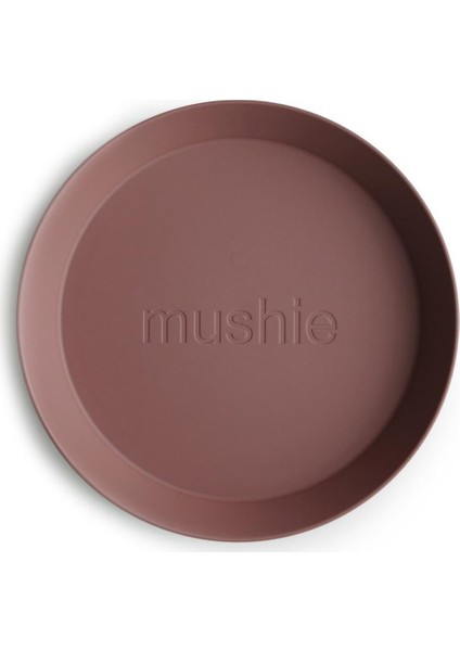 Dinner Plate Round Woodchuck - Mushie Tabak Koyu Kahverengi Rengi