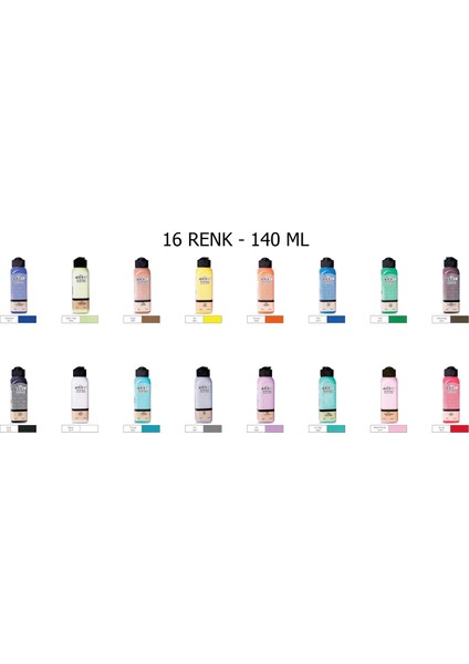 Akrilik Boya Başlangıç Seti - 26 Parça modelleri