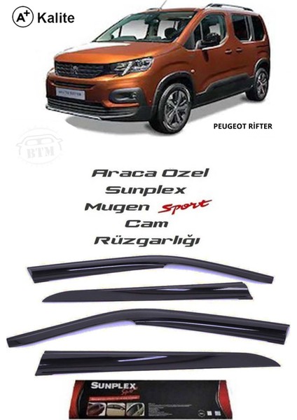 Peugeot Rifter Cam Rüzgarlığı Sunplex Marka Mugen 2'li fiyatları