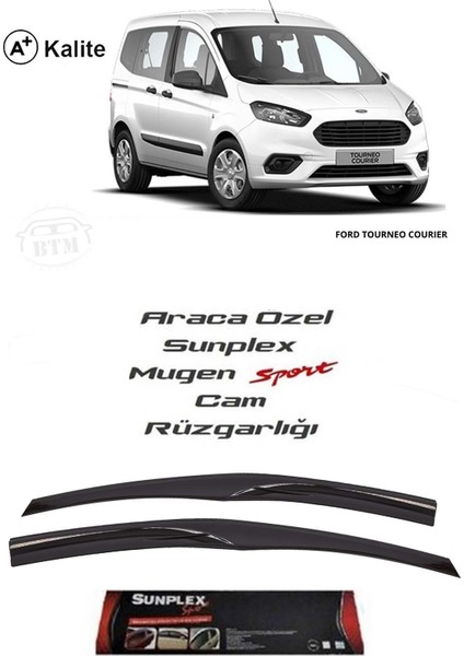 Ford Courier Cam Rüzgarlığı Sunplex Marka Mugen 2'li fiyatları