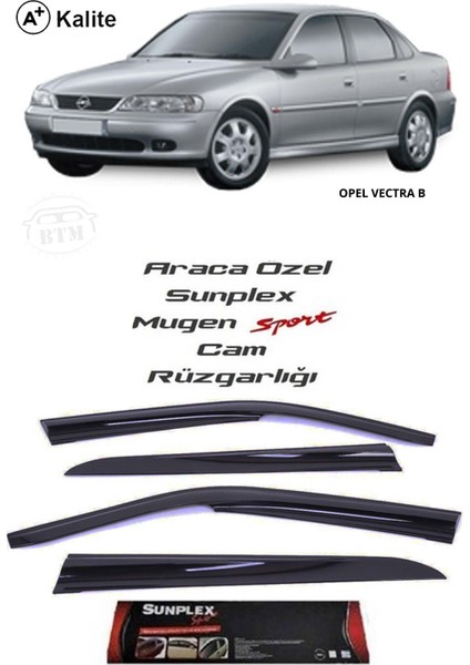 Opel Vectra B Cam Rüzgarlığı Sunplex Marka Mugen 4'lü