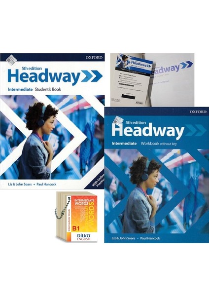 Headway 5th Edition Intermediate Kodlu Set & Intermediate Words (Kelime Kartı B1)