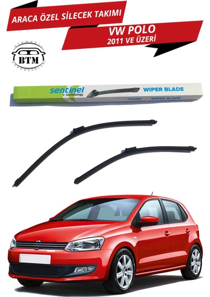 Vw Polo 6r Sentinel Araca Özel Ön Silecek Takımı Sağ ve Sol fiyatları