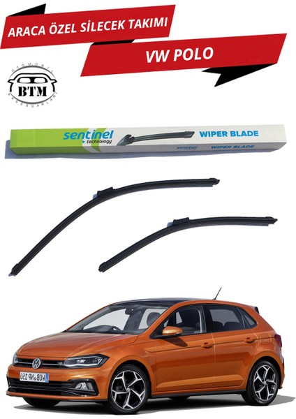 Vw Polo Sentinel Araca Özel Ön Silecek Takımı Sağ ve Sol