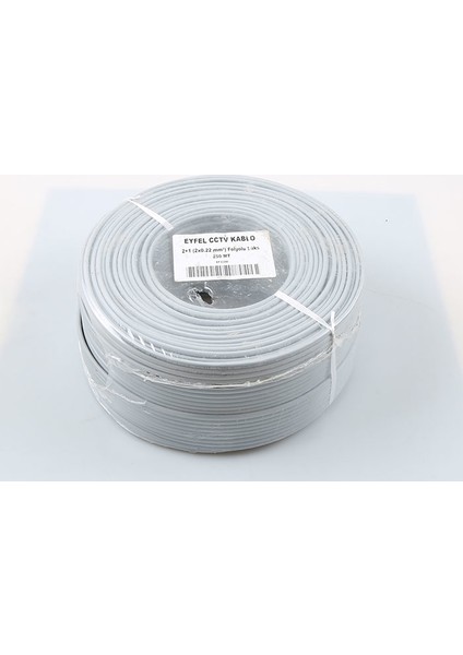 EF-C450 4+1 2x0.22 (14x0.18 CCA) Folyolu 250Mt CCTV Kablo