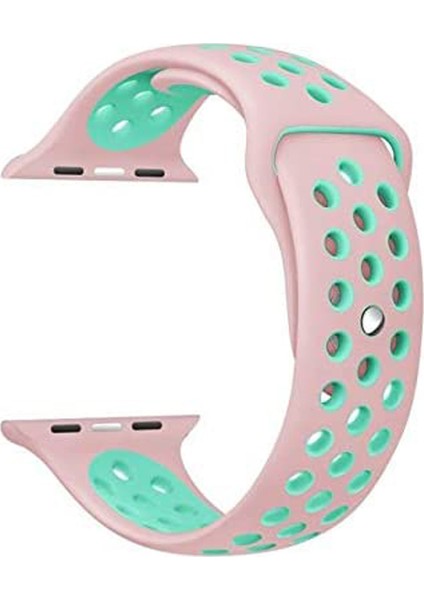 Xiaomi Gtr 47 mm Delikli Spor Kayış Pembe-Yeşil
