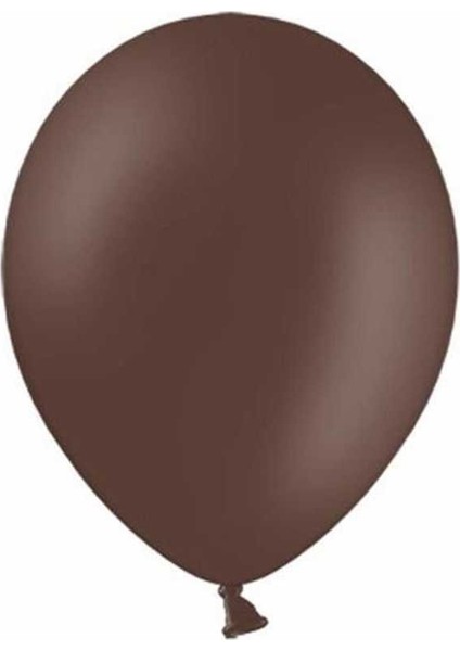 Balon Düz 12 Inc Kahverengi