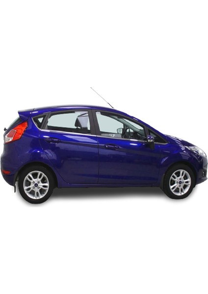 Ford Fiesta Krom Cam Çıtası 8 Parça 2009-2018 Paslanmaz Blue-Oto