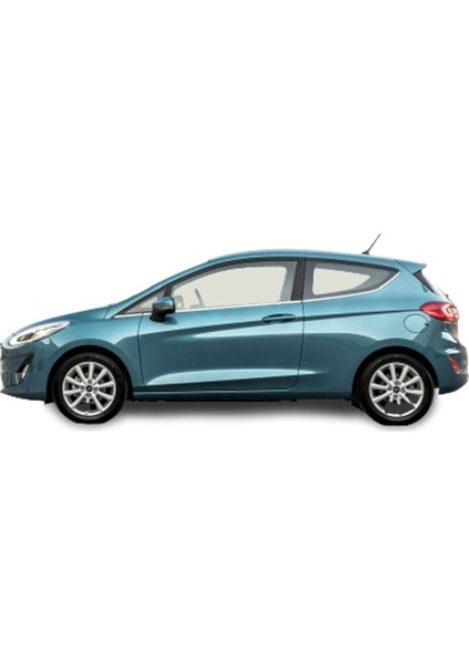 Ford Fiesta Krom Cam Çıtası 8 Parça 2009-2018 Paslanmaz Blue-Oto