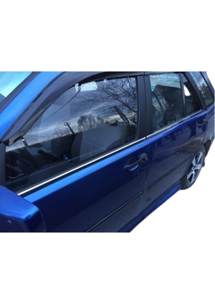 Fiat Tempra Krom Cam Çıtası Paslanmaz Çelik 4 Parça Blue-Oto