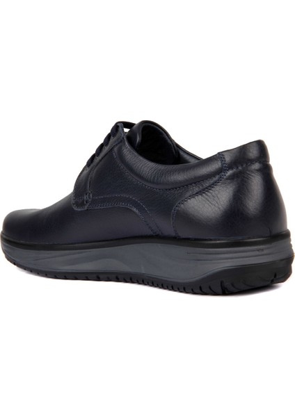 Lacivert Deri Erkek Günlük Ayakkabı fırsatları