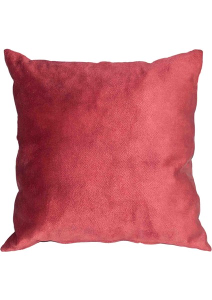 Bordo Renkli 45X45 Kare Kırlent