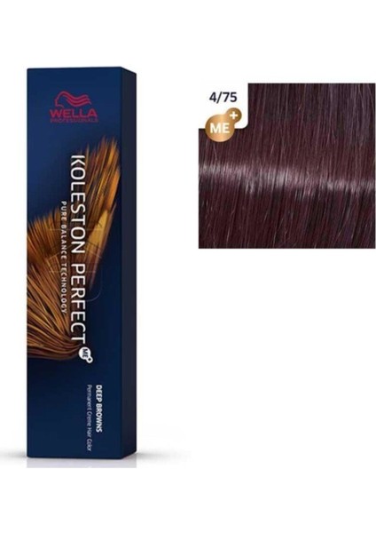 Koleston Perfect Me+ Tüp Boya 4/75 Orta Kahve Mahogani 60 ml