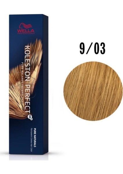 Koleston Perfect Me Boya 60 ml 9/03 Açık Doğal Altın Sarısı