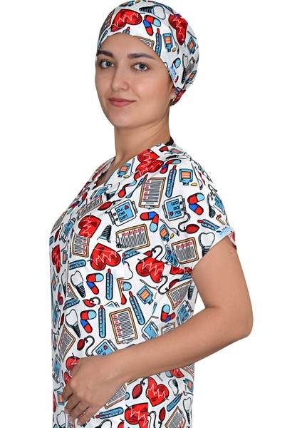 Kalp Ritim Doktor Hemşire Hastane Üst Forma Greys