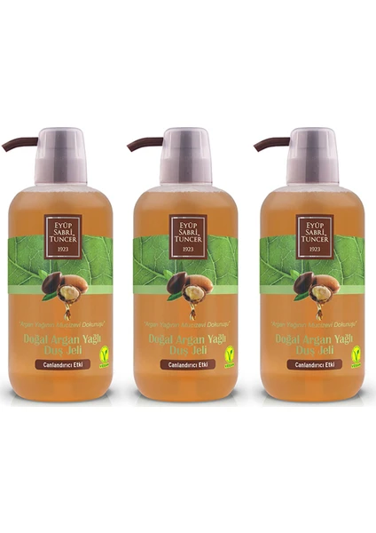 Eyüp Sabri Tuncer Doğal Argan Yağlı Duş Jeli 600 ml x 3 Adet