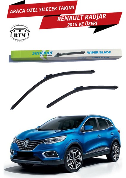 Renault Kadjar Sentinel Marka Silecek Takımı Sağ ve Sol
