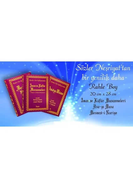 Asa-Yı Musa - Rahle Boy - Bediüzzaman Said Nursi fırsatları