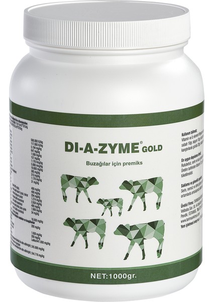 Tarimsan Dıazyme Gold Buzağılar İçin Premiks 1000 gr