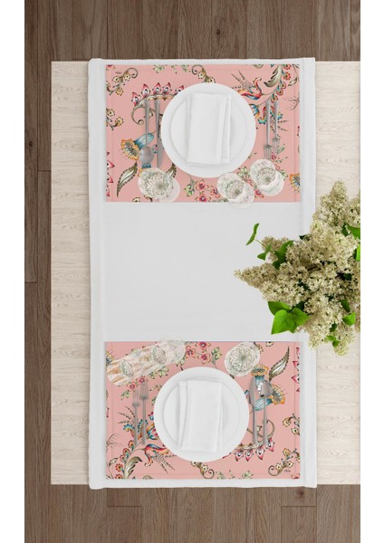 Flower- 1 Amerikan Servis 6'lı Set - 50 x 35 cm. modelleri