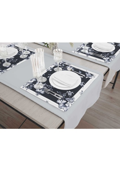 Flower- 5 Amerikan Servis 6'lı Set - 50 x 35 cm. fiyatları