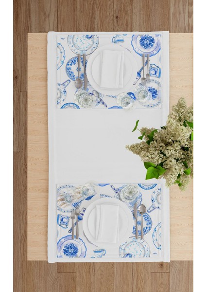 Mavi Tabaklar- Amerikan Servis 6'lı Set - 50 x 35 modelleri