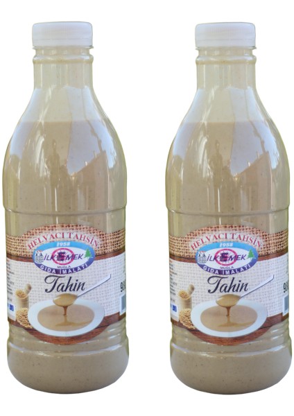 Helvacı Tahsin Meşhur Muğla Tahini  Gökova Altın Susamından 2X980 gr