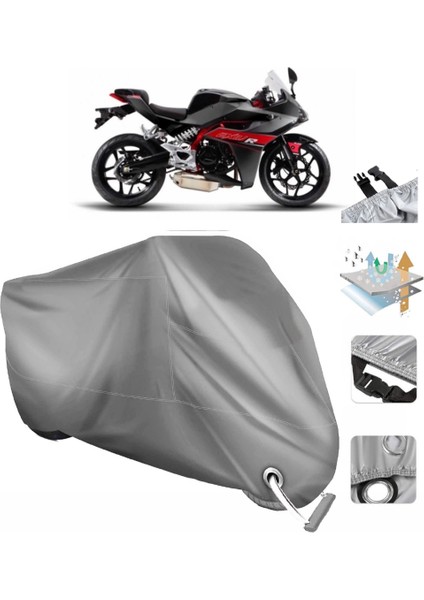 Hyosung Gd 250 R Vinleks Motor Brandası Arka Çanta Uyumlu
