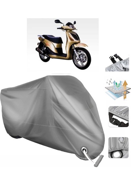 Dorado Daphne Vinleks Motor Brandası Arka Çanta Uyumlu