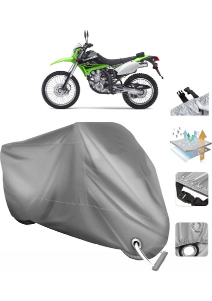 Kawasaki Klx 250 Vinleks Motor Brandası Arka Çanta Uyumlu