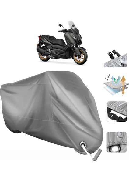 Yamaha X-Max 250 Tech Max Vinleks Motor Brandası Arka Çanta Uyumlu