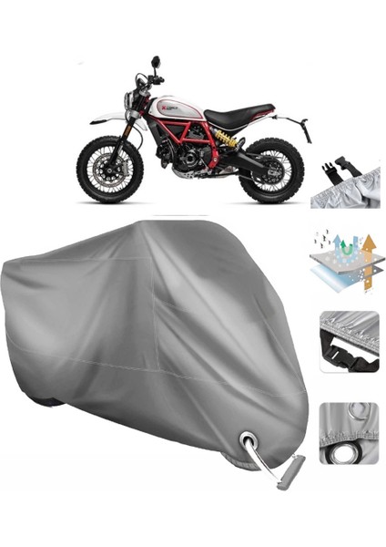Ducati Scrambler Desert Sled Vinleks Motor Brandası (Bağlantı, Kilit Uyumlu) fiyatları