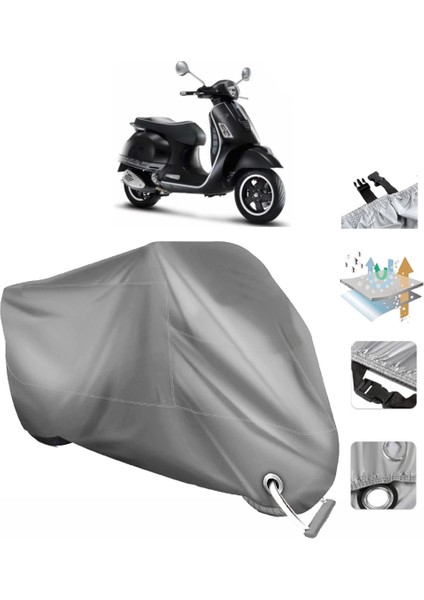 Vespa Gts 250 Vinleks Motor Brandası Arka Çanta Uyumlu