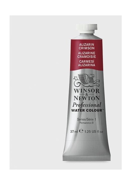 Winsor & Newton : Professional : Tüp Sulu Boya : 37 ml : Alizarin Crimson 004 S.1