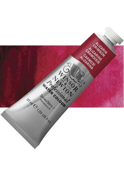 Winsor & Newton : Professional : Tüp Sulu Boya : 37 ml : Alizarin Crimson 004 S.1