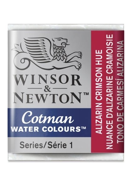 : Cotman Sulu Boya : Yarım Tablet : Alizarin Crimson Hue 003