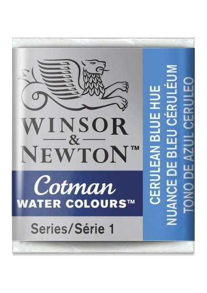 : Cotman Sulu Boya : Yarım Tablet : Cerulean Blue Hue 139