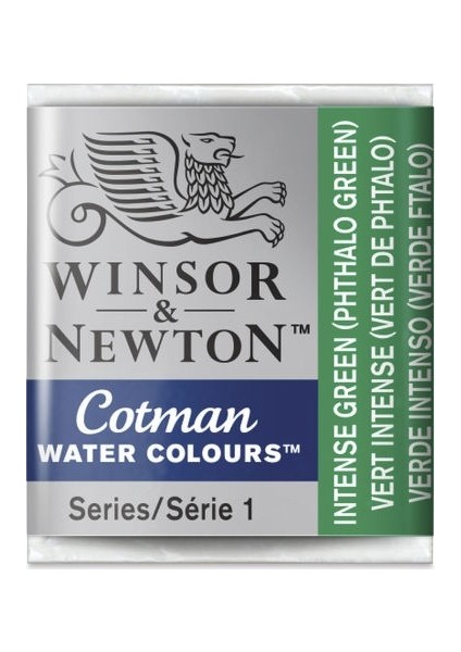 : Cotman Sulu Boya : Yarım Tablet : Intense Green 329