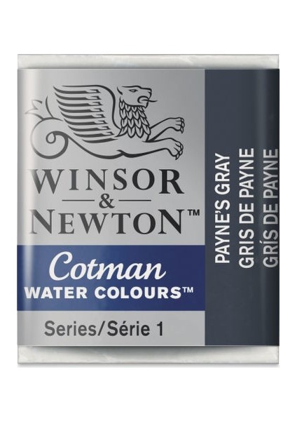 : Cotman Sulu Boya : Yarım Tablet : Payne's Gray 465