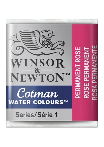 : Cotman Sulu Boya : Yarım Tablet : Permanent Rose 502