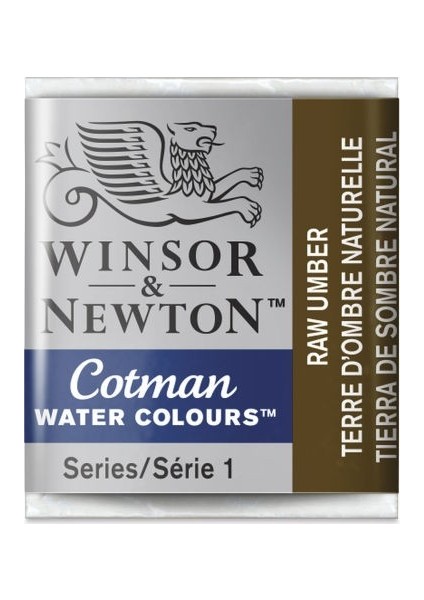 : Cotman Sulu Boya : Yarım Tablet : Raw Umber 554
