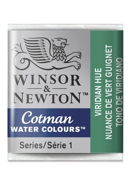 : Cotman Sulu Boya : Yarım Tablet : Viridian Hue 696