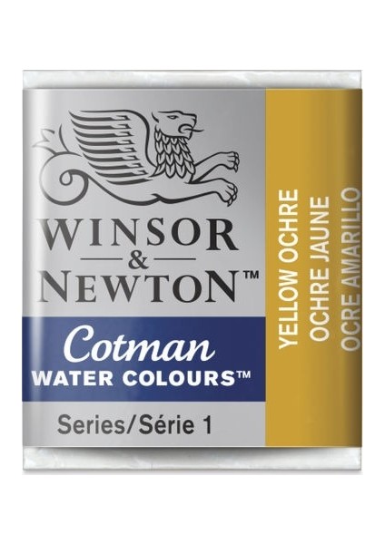 : Cotman Sulu Boya : Yarım Tablet : Yellow Ochre 744