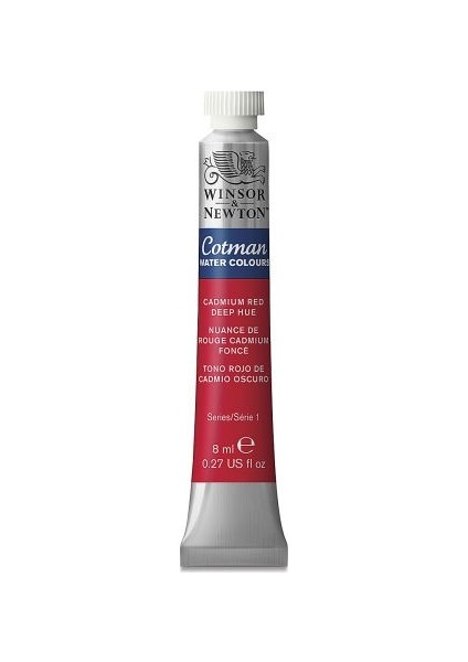 : Cotman Tüp Sulu Boya : 8 ml : Cadmium Red Deep Hue 098