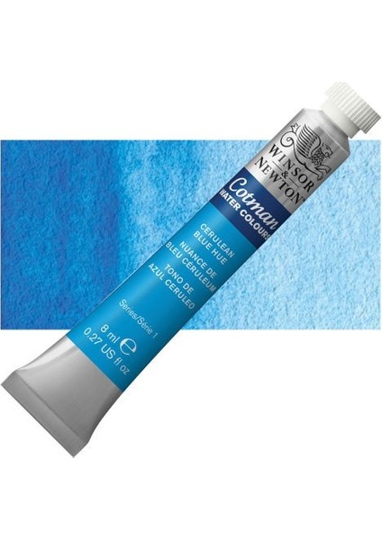 Winsor & Newton : Cotman Tüp Sulu Boya : 8 ml : Cerulean Blue Hue 139