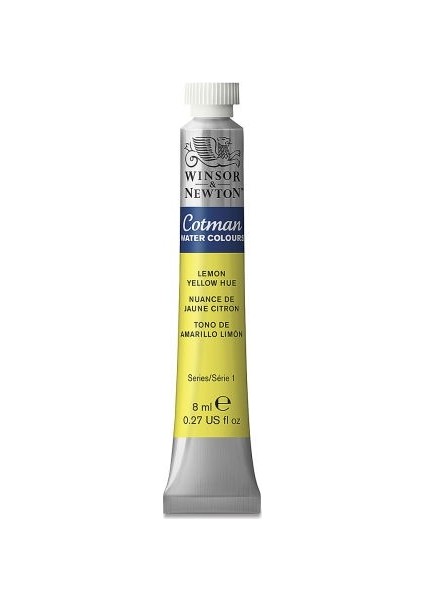 : Cotman Tüp Sulu Boya : 8 ml : Lemon Yellow Hue 346